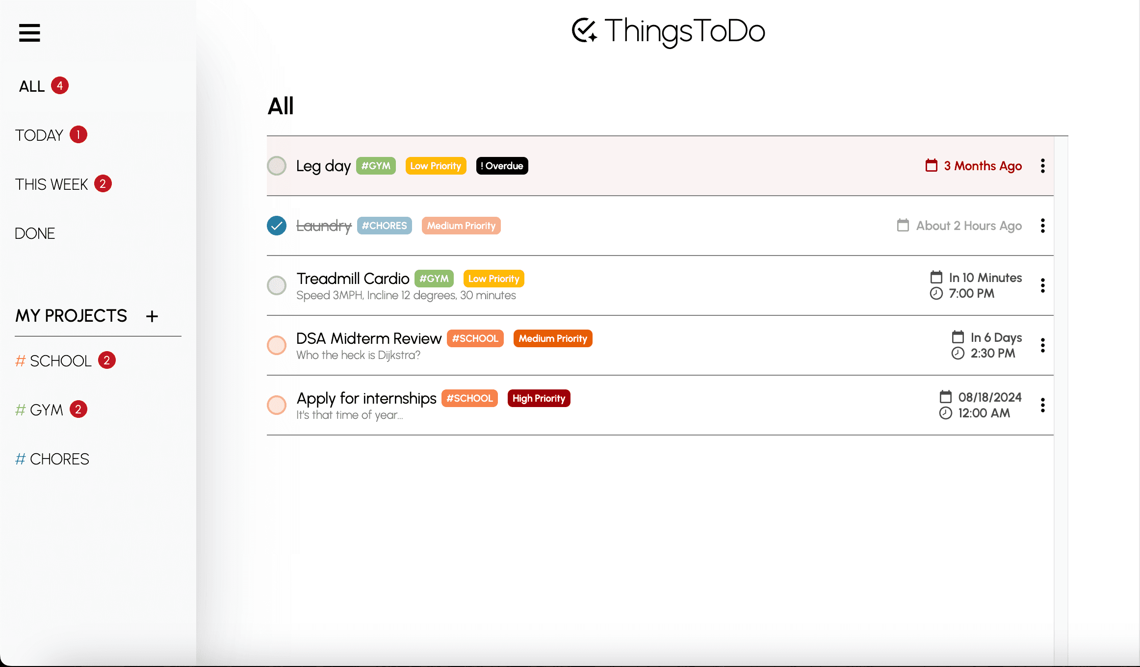 Things to do