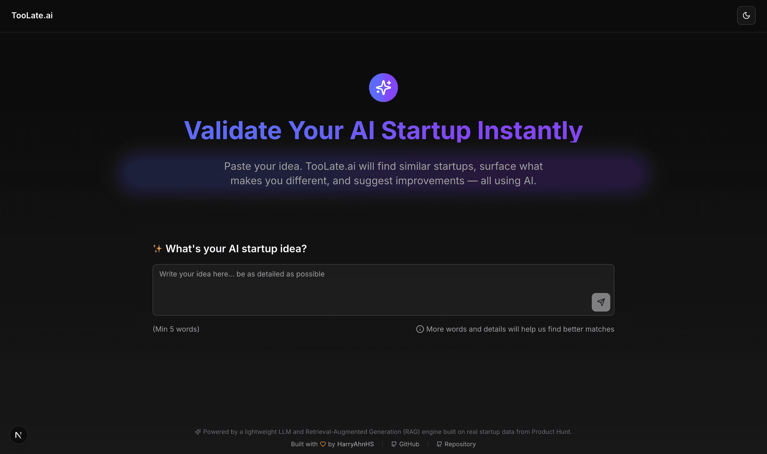 TooLate.ai