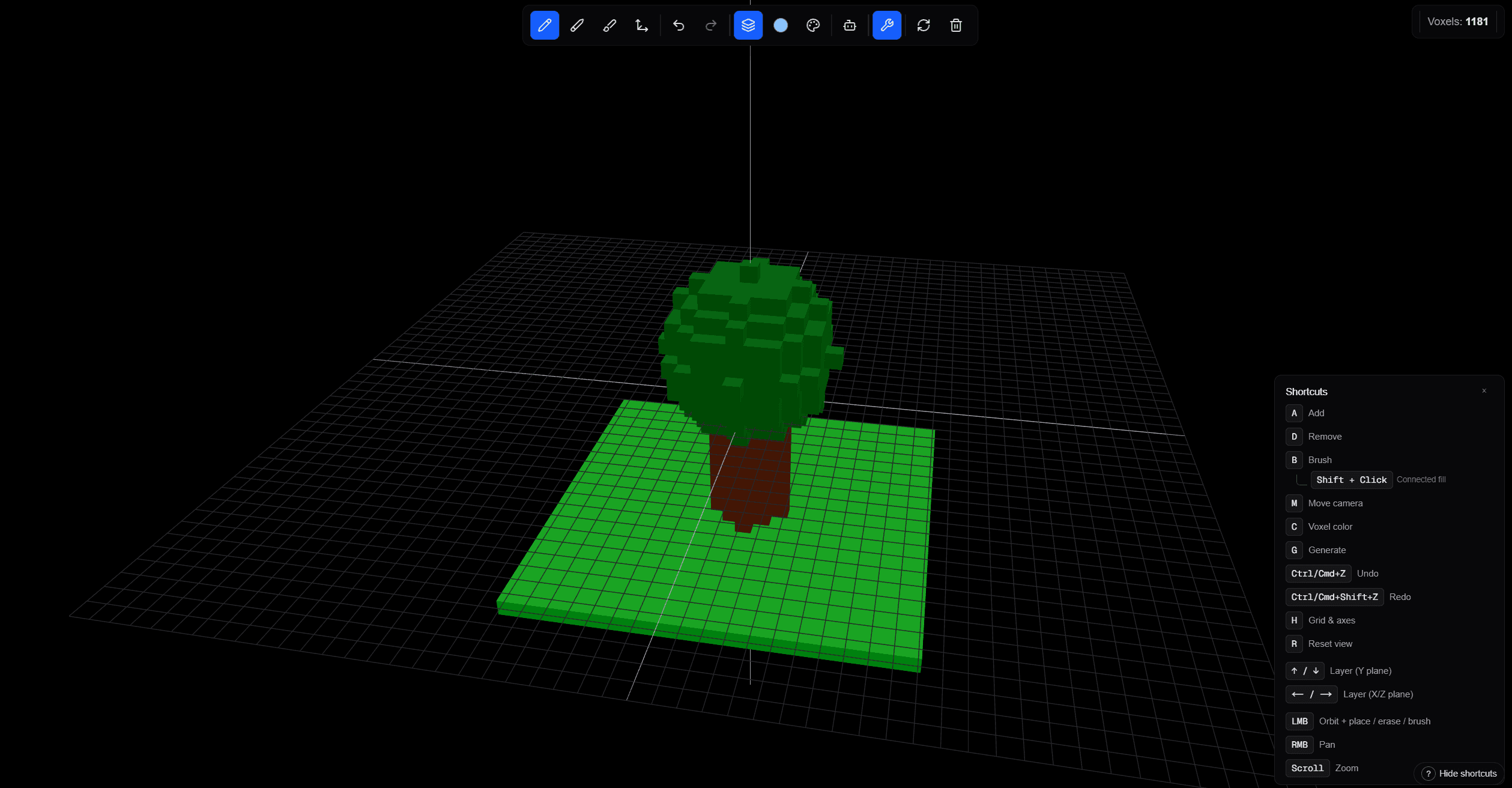 3D Voxel Editor